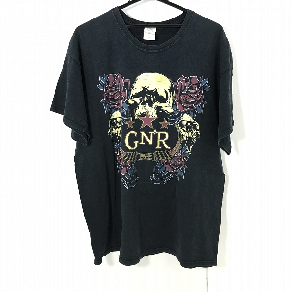 実際に弊社で買取させて頂いたGUNS N' ROSES/ガンズアンドローゼズ ヴィンテージ/ビンテージ 2012年 ZEPP TOKYO限定 ツアー バンド Tシャツ/XL