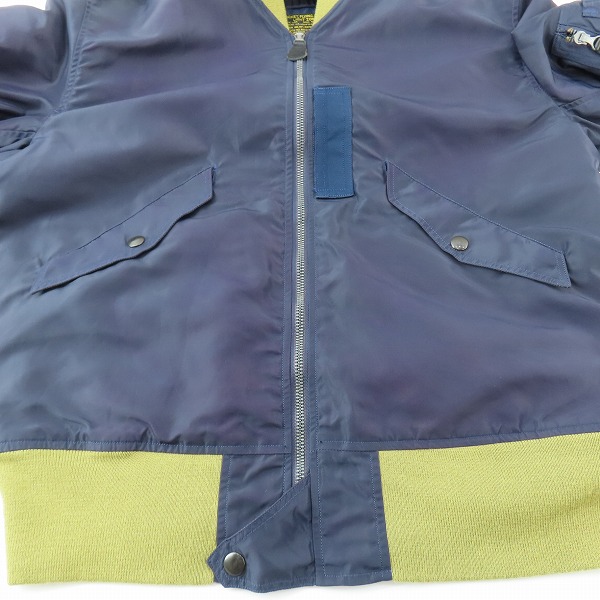 実際に弊社で買取させて頂いたBUZZ RICKSONS/バズリクソンズ SUPERIOR TOGS CORP L-2A フライトジャケット BR14130/40の画像 6枚目