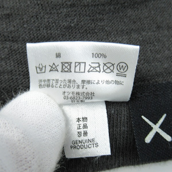 実際に弊社で買取させて頂いたHUMAN MADE × KAWS/ ヒューマンメイド×カウズ GRAPHIC Tシャツ ブラック/Mの画像 4枚目