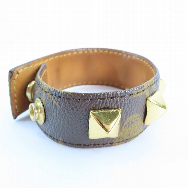 実際に弊社で買取させて頂いたUNDERCOVER/アンダーカバー レザー スタッズ バングルの画像 2枚目