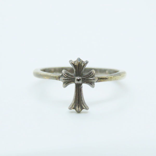 実際に弊社で買取させて頂いたCHROME HEARTS/クロムハーツ バブルガムリング CHクロス/12号の画像 1枚目