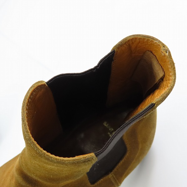 実際に弊社で買取させて頂いたSAINT LAURENT PARIS/サンローラン WYATT CHELSEA BOOT/サイドゴア チェルシーブーツ スウェードレザー 443213/41の画像 4枚目