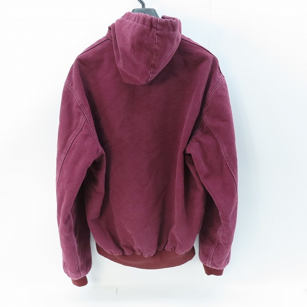 実際に弊社で買取させて頂いたCarhartt/カーハート ACTIVE JACKET/アクティブジャケット フーディ/ワインレッドの画像 1枚目