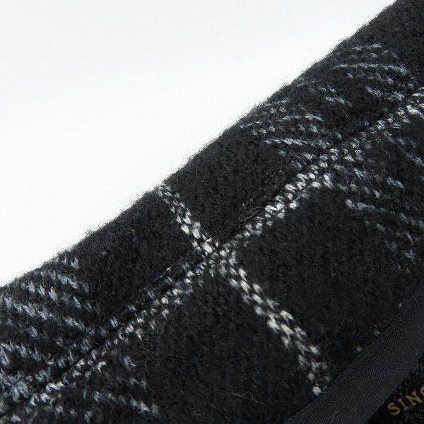 実際に弊社で買取させて頂いたDIESEL/ディーゼル チェック柄 チェスターコート/Mの画像 7枚目