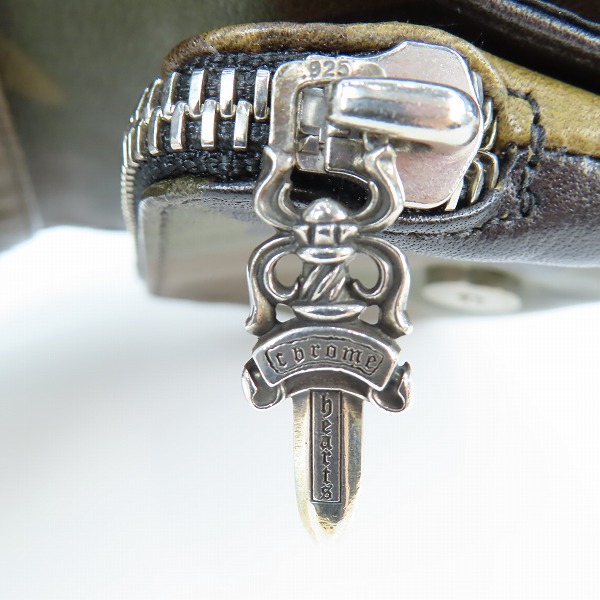 実際に弊社で買取させて頂いたCHROME HEARTS/クロムハーツ 1 FOLD JOEY/ジョーイ ウォレット カモフラ/迷彩柄の画像 7枚目