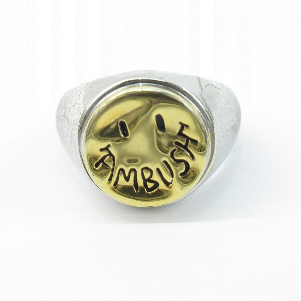 実際に弊社で買取させて頂いたAMBUSH/アンブッシュ スマイル/ロゴ リング 11号の画像 1枚目