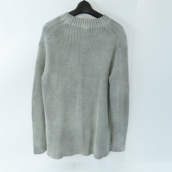 実際に弊社で買取させて頂いたThe Viridi-anne/ザ ヴィリジアン 21-22AW 顔料吹き付け カシミヤ混 プルオーバーニット VI-3401-07/1の画像 1枚目