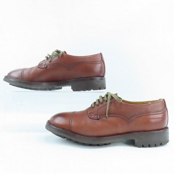 実際に弊社で買取させて頂いたJOSEPH CHEANEY＆SONS/ジョセフチーニー CAIRNGORM II C/ケンゴン2 オックスフォード キャップトゥ レザーシューズ U033118/8.5の画像 3枚目