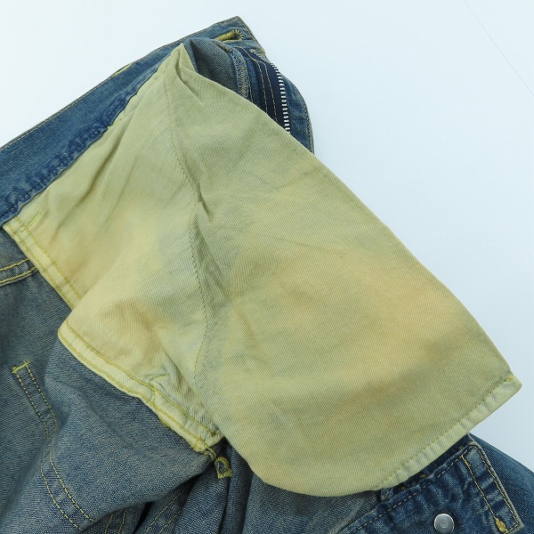 実際に弊社で買取させて頂いたUNDERCOVER×WTAPS/アンダーカバー×ダブルタップス 00SS TEASTER期 デニムパンツ K217 /Mの画像 6枚目