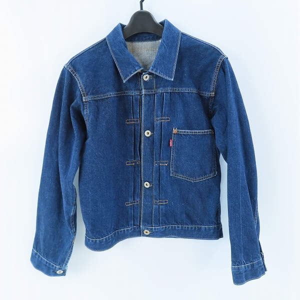 実際に弊社で買取させて頂いたSUGAR CANE/シュガーケーン TOYO 東洋エンタープライズ 1ST デニムジャケット/Gジャン 刺繍 