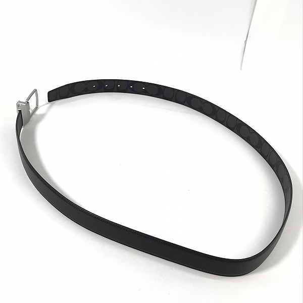 実際に弊社で買取させて頂いたCOACH/コーチ レザー ベルト リバーシブル CQ016/50の画像 8枚目