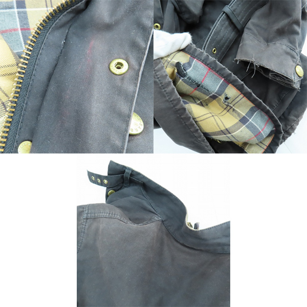 実際に弊社で買取させて頂いたBarbour/バブアー INTERNATIONAL インターナショナル オイルドジャケット 1402131 の画像 9枚目