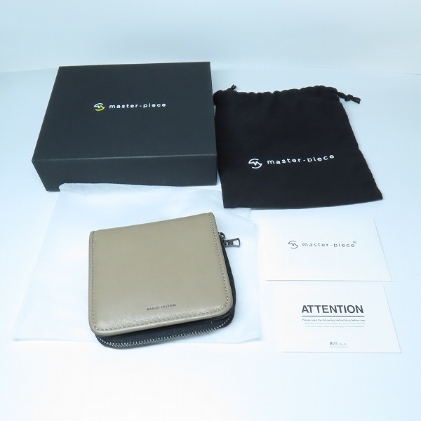 実際に弊社で買取させて頂いたmaster-piece/マスターピース  fondラウンドミドルウォレット/財布 No.525031の画像 7枚目