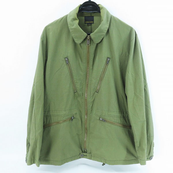 実際に弊社で買取させて頂いたHYSTERIC GLAMOUR/ヒステリックグラマー SOUND INSTRUCTIONS ミリタリーZIPジャケット 02211AB01/L