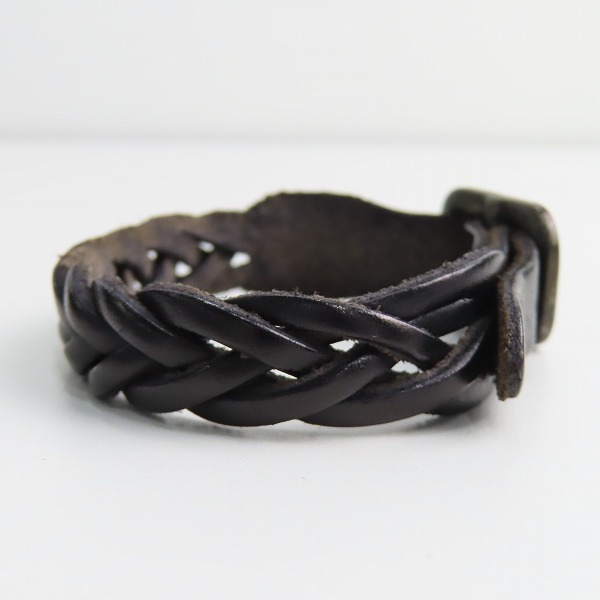 実際に弊社で買取させて頂いたIL BISONTE/イルビゾンテ レザーブレスレットの画像 2枚目