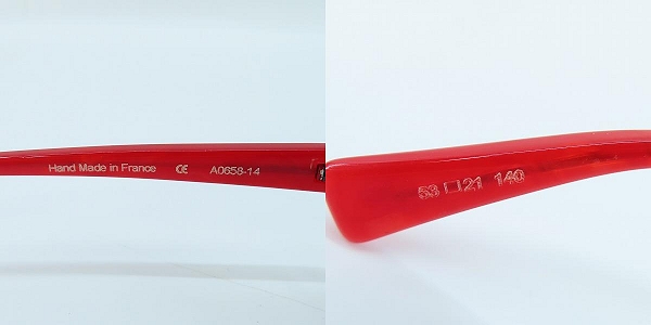 実際に弊社で買取させて頂いたalain mikli/アランミクリ チタン フレーム  サングラス/アイウェア A0658-14の画像 3枚目