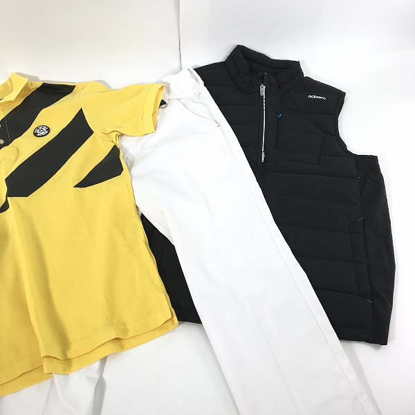 実際に弊社で買取させて頂いた【おまとめ】ルコックスポルティフ/アディダス/ジャックバニー 他 ポロシャツ/ジャケット/パンツ 等 ゴルフウェアの画像 1枚目
