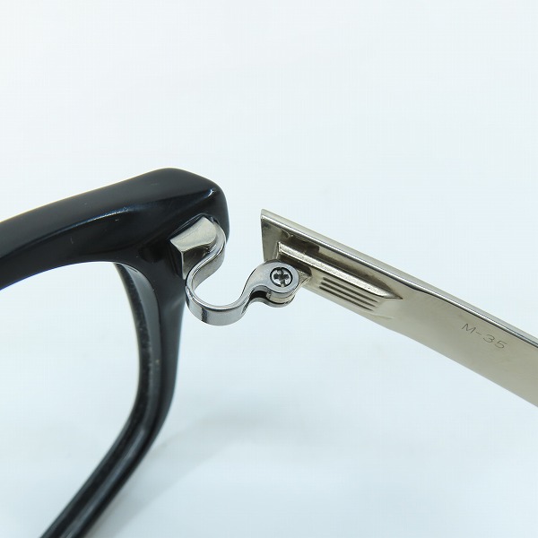 実際に弊社で買取させて頂いた999.9/フォーナインズ M-35 メガネ 眼鏡 めがね フレームのみの画像 4枚目