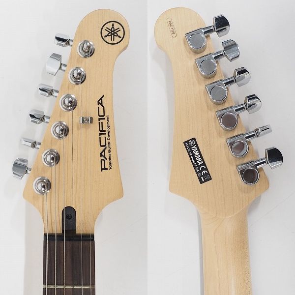 実際に弊社で買取させて頂いた★YAMAHA/ヤマハ PACIFICA PAC112V ストラトシェイプ SSH コイルタップスイッチ搭載 エレキギター ギグケース付の画像 2枚目