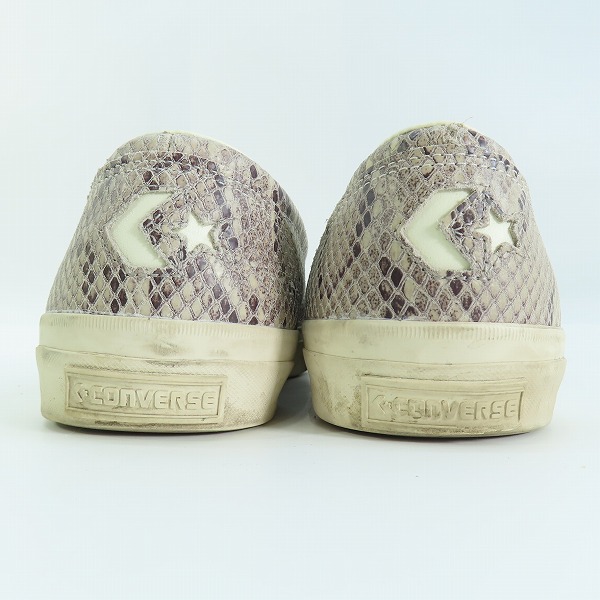 実際に弊社で買取させて頂いたCONVERSE/コンバース パイソン柄 スリッポン 1SC987/27.5の画像 1枚目