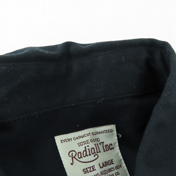 実際に弊社で買取させて頂いたRADIALL/ラディアル ミリタリー シャツ RAD-11AW-SH008/Lの画像 3枚目