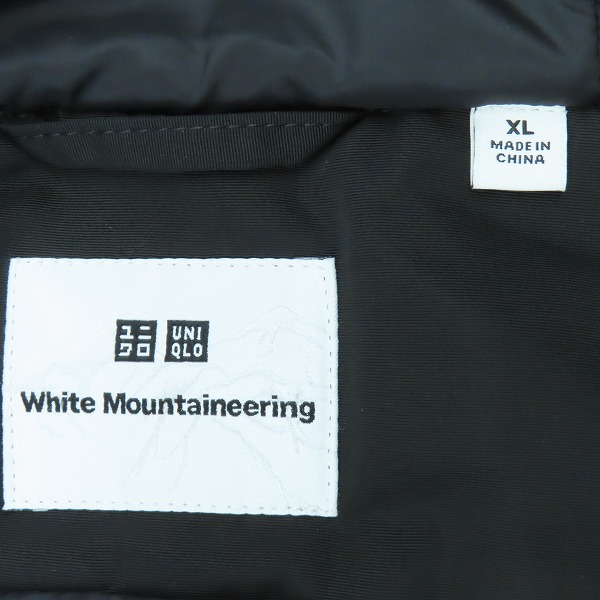 実際に弊社で買取させて頂いたUNIQLO × White Mountaineering/ユニクロ×ホワイトマウンテニアリング ハイブリッドダウン オーバーサイズパーカ/コート/XLの画像 2枚目