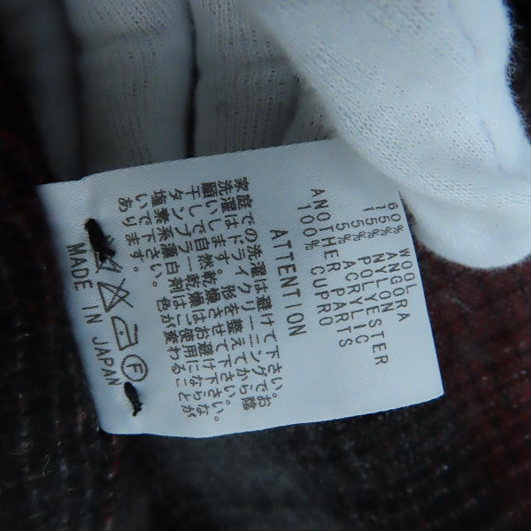 実際に弊社で買取させて頂いたRUDE GALLERY/ルードギャラリー オープンカラーチェックシャツ/2の画像 5枚目