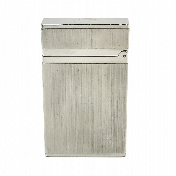 実際に弊社で買取させて頂いたS.T.Dupont/デュポン LIGNE 2/ライン2 ヘアライン パラディウム ガスライターの画像 2枚目