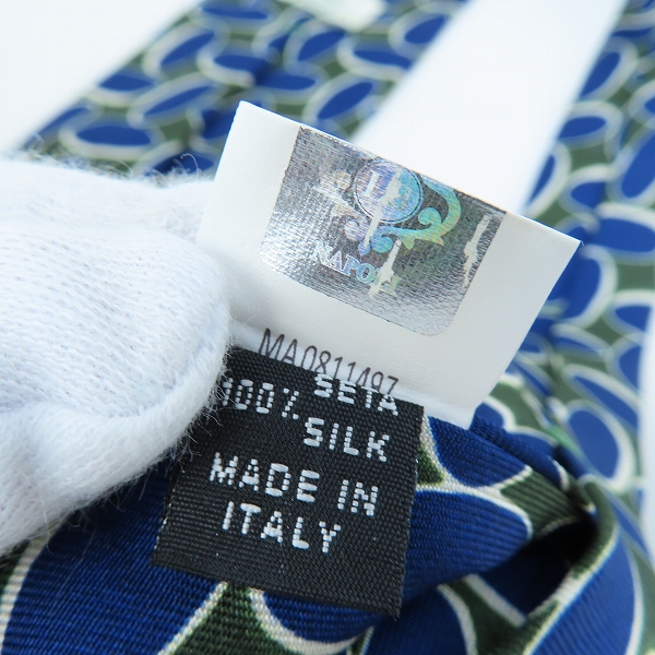 実際に弊社で買取させて頂いたLUIGI BORRELLI/ルイジ ボレッリ シルク ネクタイ の画像 2枚目