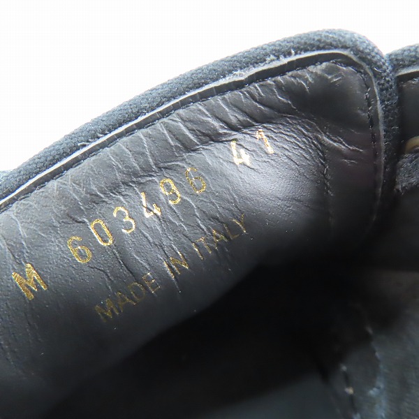 実際に弊社で買取させて頂いたSAINT LAURENT/サンローラン レオパード ローカット スニーカー 603496/41の画像 5枚目