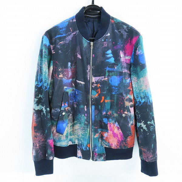 実際に弊社で買取させて頂いたPaul Smith/ポールスミス 総柄ジップアップブルゾン 187P/L