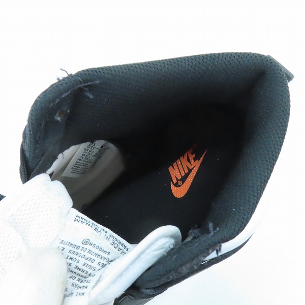 実際に弊社で買取させて頂いたNIKE/ナイキ DUNK HIGH RETRO Championship White/ダンク ハイ レトロ DD1399-105/28.5の画像 4枚目