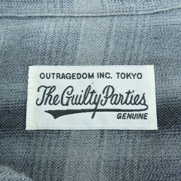 実際に弊社で買取させて頂いたWACKO MARIA/ワコマリア オンブレチェックシャツ/Lの画像 2枚目