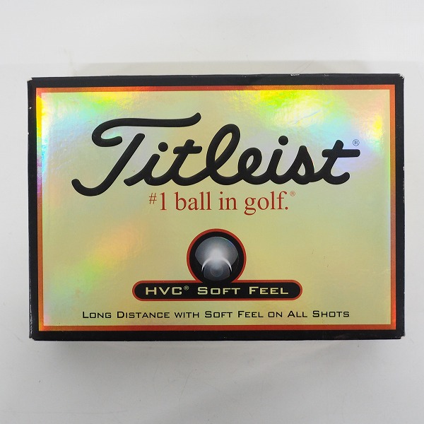 実際に弊社で買取させて頂いた【未使用】Titleist/タイトリスト HVC SOFT FEEL ゴルフボール ホワイト 1ダースの画像 2枚目