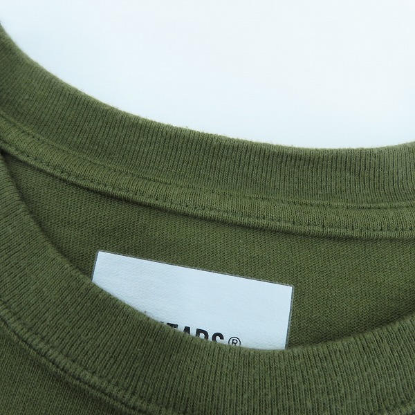実際に弊社で買取させて頂いたWTAPS/ダブルタップス 24SS OBJ 04/SS/COTTON.FUKU Tシャツ 241ATDT-CSM28/03の画像 6枚目