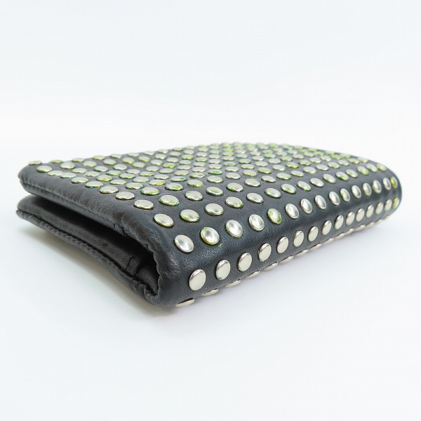 実際に弊社で買取させて頂いたHYSTERIC GLAMOUR/ヒステリックグラマー スタッズ 二つ折り財布の画像 2枚目