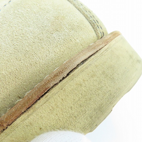 実際に弊社で買取させて頂いたRED WING/レッドウィング アイリッシュセッター スエード モックトゥ 8173/8Eの画像 6枚目