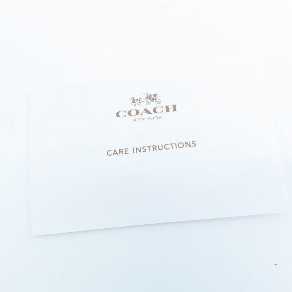 実際に弊社で買取させて頂いた【未使用】COACH/コーチ 2wayハンドバッグ/ショルダーバッグ 34517の画像 9枚目