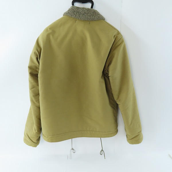実際に弊社で買取させて頂いたBUZZ RICKSON'S/バズリクソンズ Type N-1 Khaki “NAVY DEPARTMENT”デッキジャケット BR12031 BR12635/Sの画像 1枚目