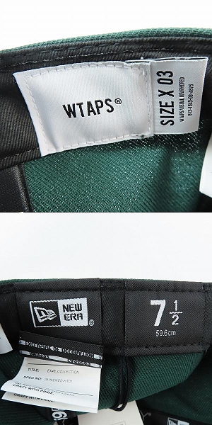 実際に弊社で買取させて頂いた【未使用】WTAPS×NEW ERA/ダブルタップス×ニューエラ 59FIFTY LOW PROFILE/ロープロファイル キャップ/帽子の画像 5枚目