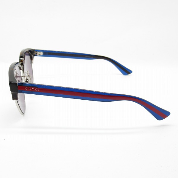 実際に弊社で買取させて頂いたGUCCI/グッチ サイドロゴ/ライン サングラス/アイウェア GG0058SK 04の画像 1枚目