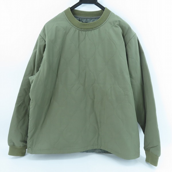 実際に弊社で買取させて頂いたuniform experiment/ユニフォームエクスペリメント QUILTING PULLOVER SMOCK/キルティング プルオーバー UE-202018/1