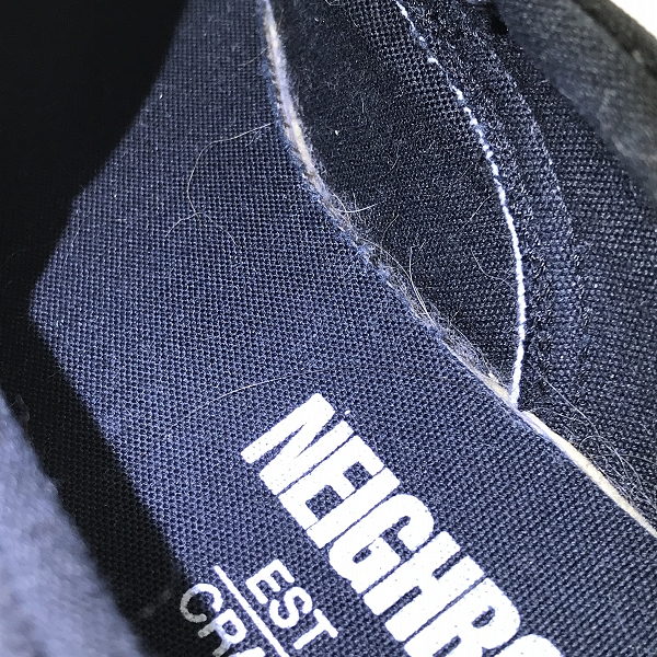実際に弊社で買取させて頂いたNEIGHBORHOOD/ネイバーフッド 20SS NHロゴ 刺繍 スリッポン /27の画像 6枚目