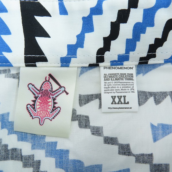 実際に弊社で買取させて頂いたPHENOMENON/フェノメノン 総柄長袖シャツ XXLの画像 2枚目