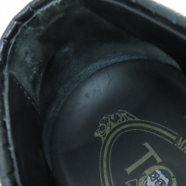 実際に弊社で買取させて頂いたTOD'S/トッズ クロコ型押し コインローファー /6の画像 8枚目