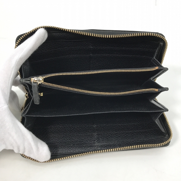 実際に弊社で買取させて頂いたGUCCI/グッチ ロゴ ジップアラウンドウォレット/長財布の画像 3枚目