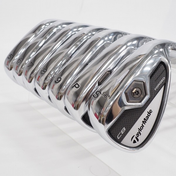 実際に弊社で買取させて頂いたTaylorMade/テーラーメイド TOUR PREFERRED CB FORGED フォージド アイアン #5～9,P,Sw 7本セット TP-65 FLEX:S