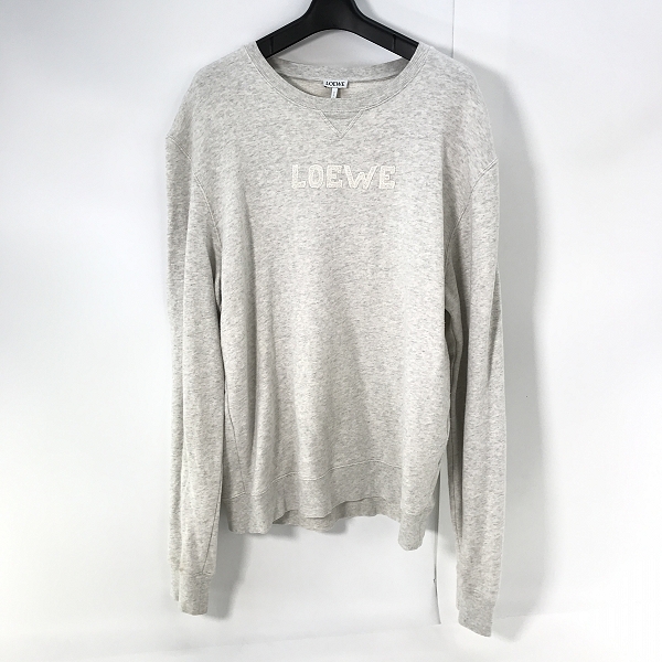 実際に弊社で買取させて頂いた【JPタグ】LOEWE/ロエベ EMBROIDERED スウェットシャツ H526Y24J17/M