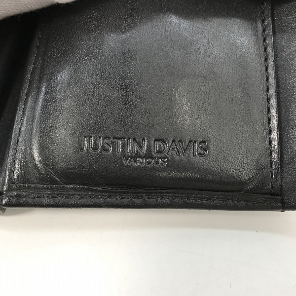実際に弊社で買取させて頂いたJUSTIN DAVIS/ジャスティンデイビス レザー REGULUS LEATHER WALLET/三つ折り財布 JDV014の画像 5枚目