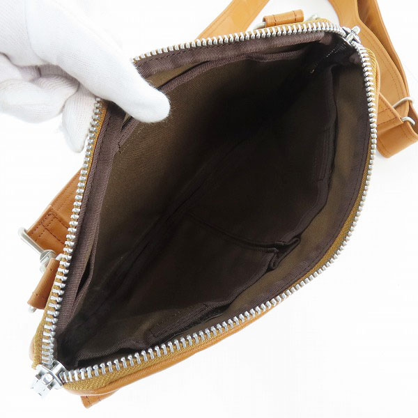 実際に弊社で買取させて頂いたPORTER/ポーター FREE STYLE/フリースタイル ショルダーバッグ キャメル 707-07144の画像 5枚目